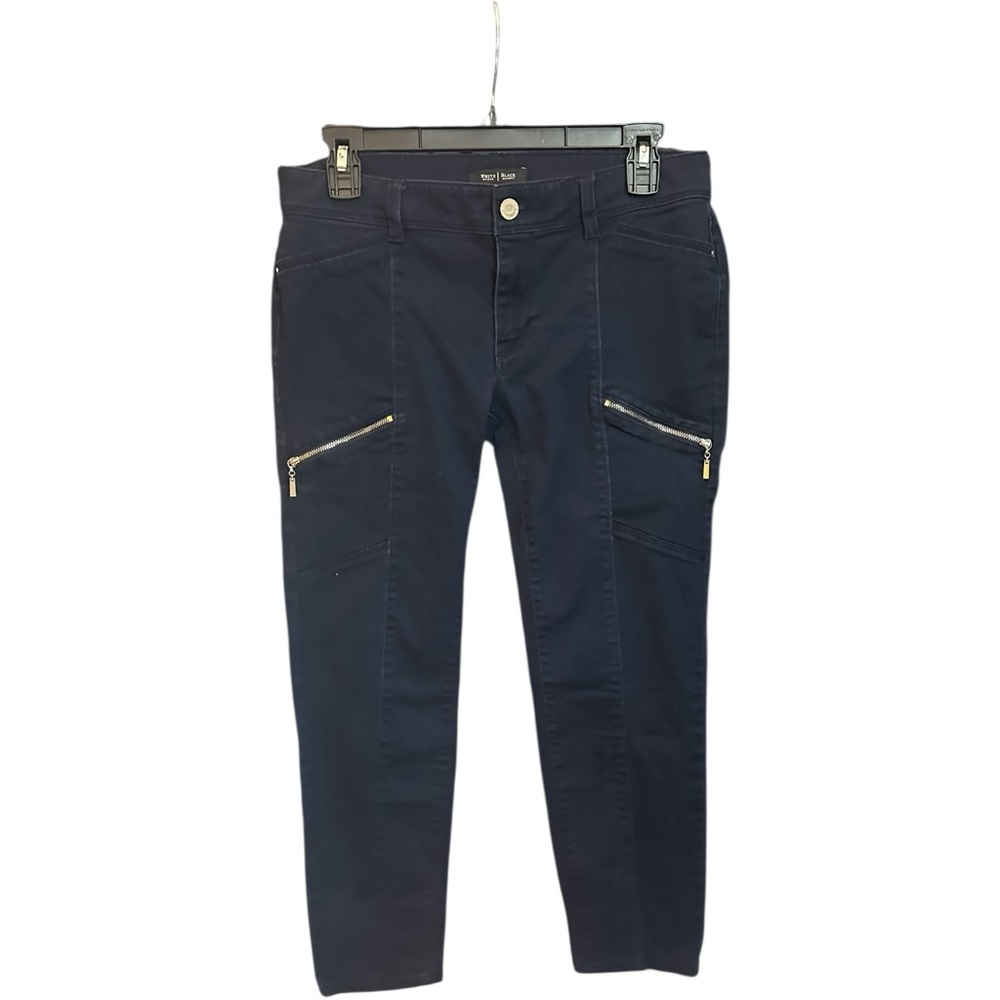 WHBM Skinny Crop Jeans Navy Size 4